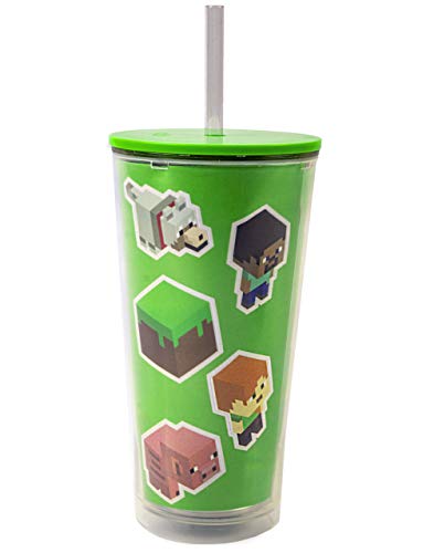 Minecraft Cup personalisierte Creeper Zombie Kids Gamer Geschenk Getränke Flasch von Minecraft