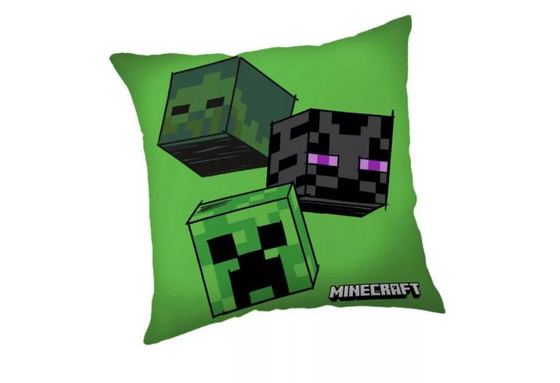 Minecraft Dekokissen Gamer Minecraft Creeper Zombie Enderman Kissen Dekokissen 40x40 cm von Minecraft