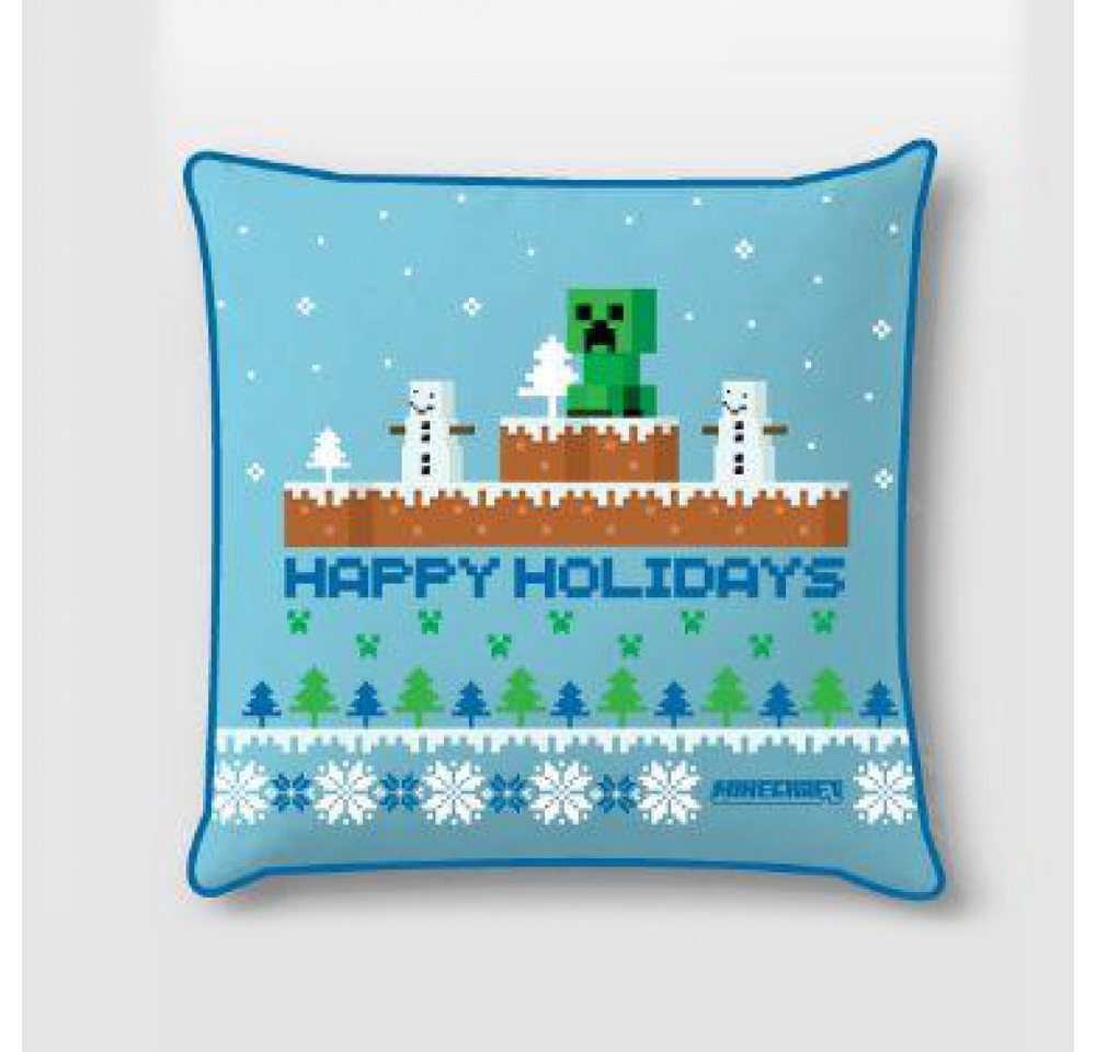 Minecraft Dekokissen Minecraft Weihnachten Kissen Dekokissen 40 x 40 cm von Minecraft