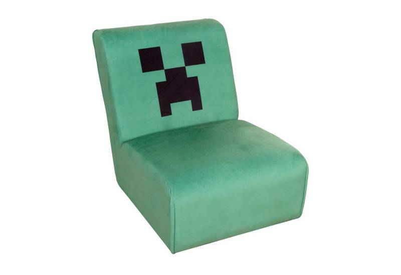 Minecraft Drehsessel für Kinder, Jugendliche & Erwachsene - praktische 360° Drehfunktion, Minecraft Sessel zum Entspannen & Relaxen- In Creeper Design von Minecraft