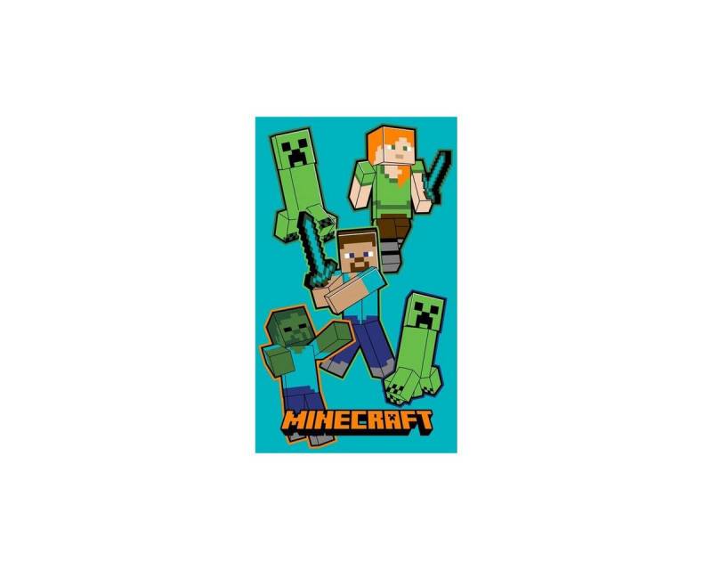 Minecraft Handtuch Minecraft Handtuch 30x50cm Crawler Motiv Kinder Gästehandtuch von Minecraft