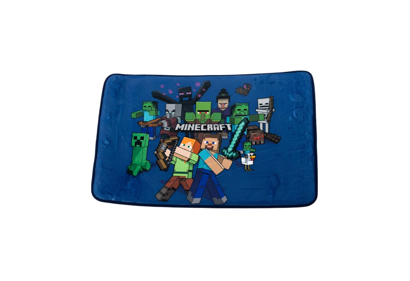 Minecraft Kinderteppich Minecraft Steve Alex Kinder Teppich Badvorleger Matte 40x60 cm, Rechteck Minecraft Kinderteppich Minecraft Steve Alex Kinder Teppich Badvorleger Matte 40x60 cm, Rechteck von Minecraft