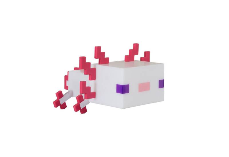 Minecraft LED Dekolicht - Deko für Minecraft Fans - Dekolampe, aufladbarer Akku, LED fest integriert, Designs: Fackel, Potion, Creeper, Netherite, Fuchsbaby oder Axolotl von Minecraft