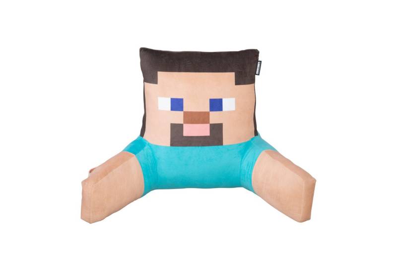 Minecraft Sitzkissen - praktisches Lesekissen mit Rückenlehne - in 3 versch. Designs, Relaxkissen aus weichem Samt mit Rückenlehne - Perfekt zum Entspannen von Minecraft