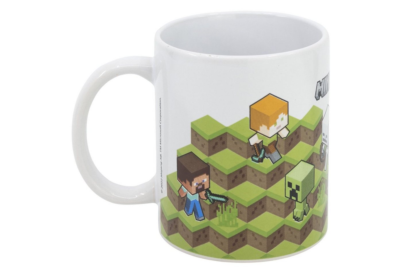 Minecraft Tasse Minecraft Gamer Steve Alex Creeper Kaffeetasse Teetasse, Keramik, Keramik 330 ml Minecraft Tasse Minecraft Gamer Steve Alex Creeper Kaffeetasse Teetasse, Keramik, Keramik 330 ml von Minecraft