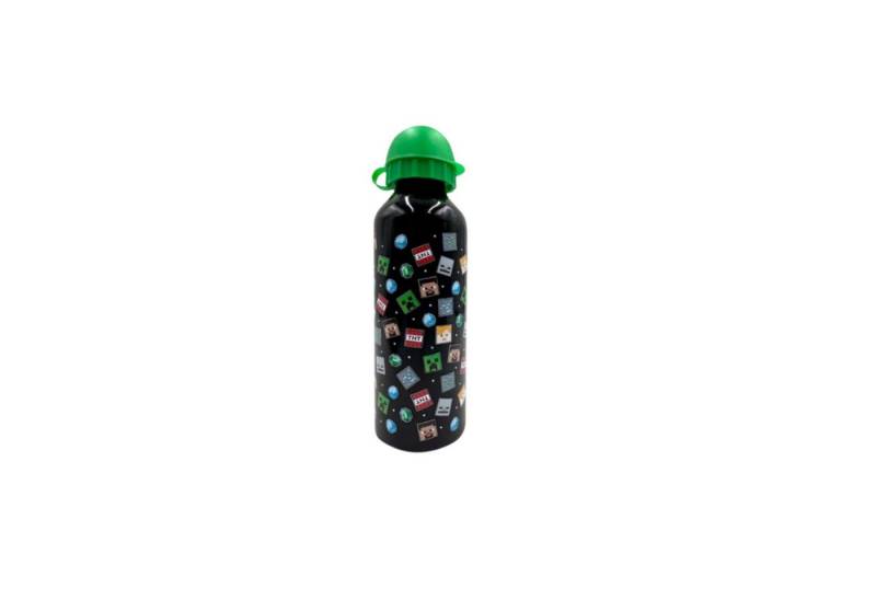 Minecraft Trinkflasche Trinkflasche - Robuste 500ml Flasche für unterwegs perfekt für Schule von Minecraft