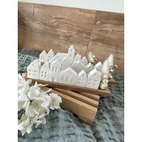 Häuschenleiste || Häuschen Minihäuser Deko Keraflott von MinedesignHandmade1