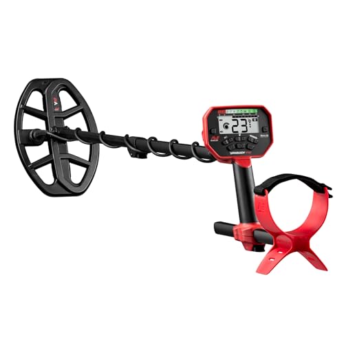 Minelab® Vanquish 440™ Metalldetektor mit wasserdichter V10-Doppel-D-Spule (25 cm ×18 cm, 10” נ7”) von Minelab