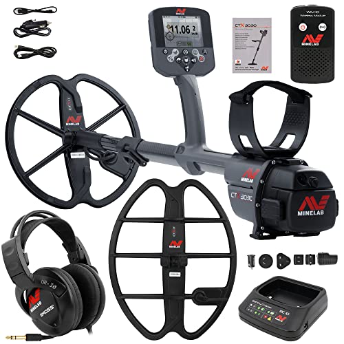 Minelab CTX 3030 Metalldetektor mit 43,2 cm DD Smart Coil - Unterwassermelder-Bundle von Minelab