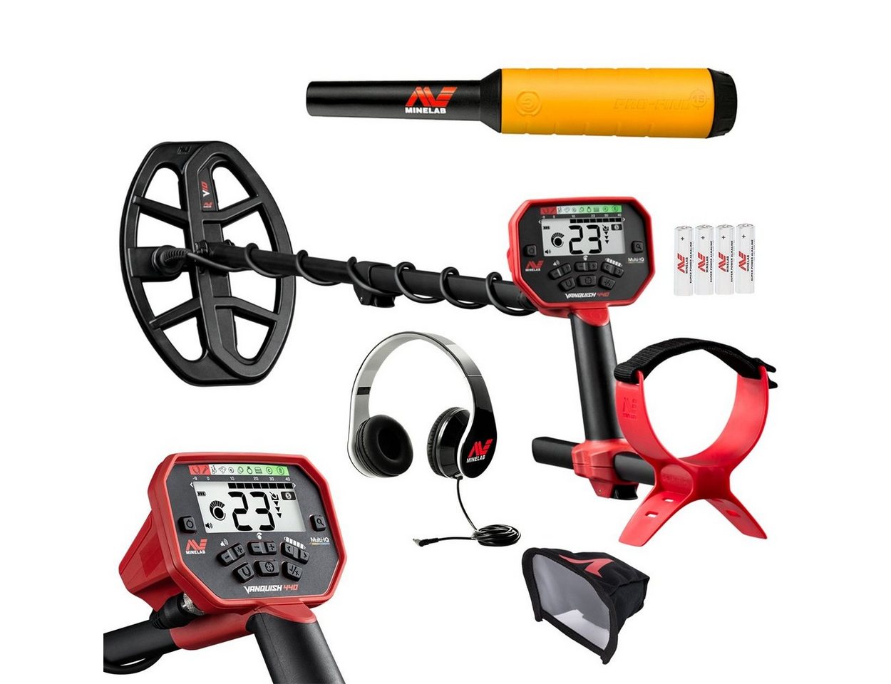 Minelab Metalldetektor Vanquish 440 Multifrequenz + Pro Find 15 Pinpointer Minelab Metalldetektor Vanquish 440 Multifrequenz + Pro Find 15 Pinpointer von Minelab