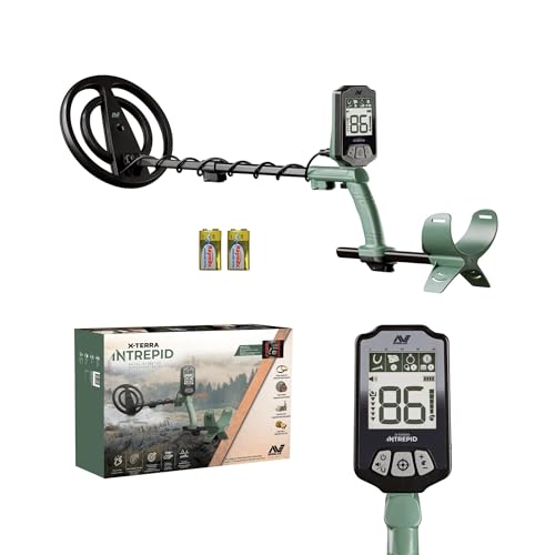 Minelab X-Terra Intrepid Alle Gelände profissioneller Pinpointing Metalldetektor für Erwachsene und Kinder, mit wasserdichter Spule, 2 Detektionsmodi und klaren Ziel-IDs von Minelab