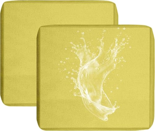 1/2/4 Stück Outdoor Sofa Sitzkissenbezüge, Wasserdicht Sofabezug mit Reißverschluss, 50x50 60x55cm Couch Sitzkissen Überzug Abnehmbar Bezüge für Gartenpolster(A15,63x68x12cm(2pcs)) von Mineliste