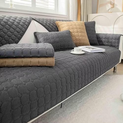 Mineliste Couch Bezug Sofa Überzug L Form Sofaschutz rutschfeste Sofadecke Sofaschutz Katze Sofabezug u Form Sofabezug Ersetzen,8#-70x210cm von Mineliste