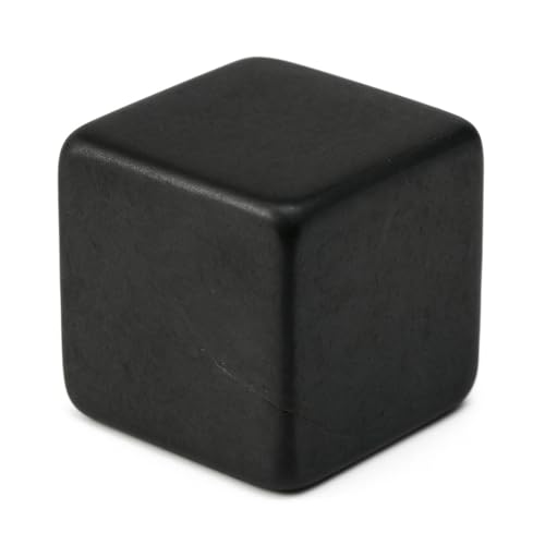 Mineral Import - Würfel aus SHUNGIT, unpoliert, 2 cm - 3348VC von ROCKING GIFTS