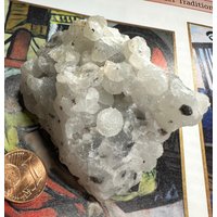 Botryoidaler Quarz/Kugelquarz Kristall Stufe Deutschland 80Er Jahre Mineralien Edelstein Sammler Stück von MineralienVitrine2