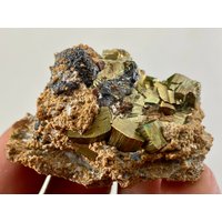 Wunderschöner Pyrit Aus Der 9. Septemvri Mine | Deveti Mine, Madan Erzfeld, Rhodope Mts, Smolyan Oblast, Bulgarien, Mineral, Kristall, Größe von MineralsSouvenirsArt