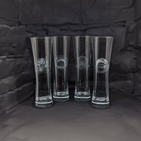 4-Er Set Gravierte Weizenbiergläser Mit 4 Verschiedenen Motiven | in Einer Box Schlanke Moderne Form Weißbiergläser 4-Er Set Gravierte Weizenbiergläser Mit 4 Verschiedenen Motiven | in Einer Box Schlanke Moderne Form Weißbiergläser von MinervasGeschenke