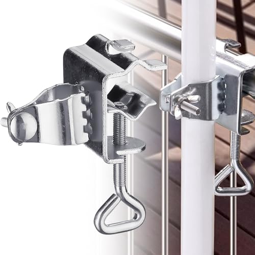 Mineup Sonnenschirmhalter, Schirmständer Sonnenschirm, Balkongeländer Einstellbar, Tragbare Sonnenschirmhalter Balkongeländer, Tischklammer Für Gartenschirme, Geeignet Für Maximale Breite 3.8cm Mineup Sonnenschirmhalter, Schirmständer Sonnenschirm, Balkongeländer Einstellbar, Tragbare Sonnenschirmhalter Balkongeländer, Tischklammer Für Gartenschirme, Geeignet Für Maximale Breite 3.8cm von Mineup