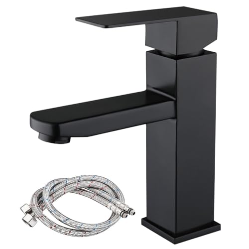 Mineup Wasserhahn Bad Schwarz, Waschtischarmatur, Waschbeckenarmatur, Mischbatterie Waschbecken, Badarmatur Waschbecken, Einhebelmischer,Wasserhahn, Waschbecken Armaturen Schwarz Mit 60cm Rohr Mineup Wasserhahn Bad Schwarz, Waschtischarmatur, Waschbeckenarmatur, Mischbatterie Waschbecken, Badarmatur Waschbecken, Einhebelmischer,Wasserhahn, Waschbecken Armaturen Schwarz Mit 60cm Rohr von Mineup