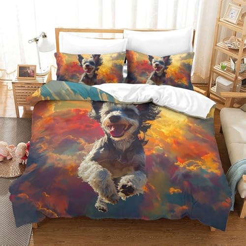 MingSheng Puzzle Double（200x200cm） Yorkshire Terrier Impossible Puzzle Puzzle Für Erwachsene Und Kinder Ab 14 Jahren von MingSheng