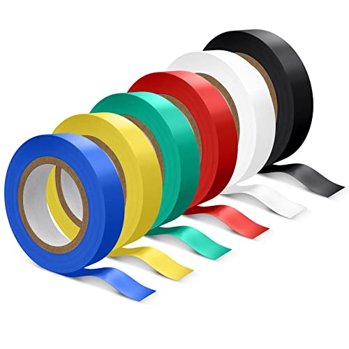 MingZhuInC Selbstklebendes Isolierband, 6 Stücke, 19mm * 20m für Verkabelungsprojekte Und Reparaturen MingZhuInC Selbstklebendes Isolierband, 6 Stücke, 19mm * 20m für Verkabelungsprojekte Und Reparaturen von MingZhuInC