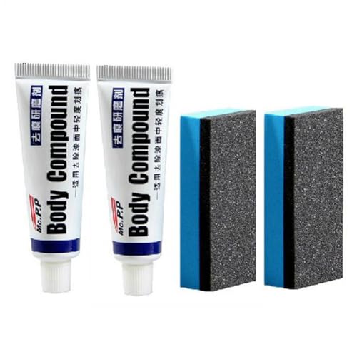 Autokratzer-Reparaturpaste | 2 Stück Auto Paint Scratch Remover-Kit - Entfernen Und Wiederherstellen Von Farbübertragungen, Kleineren Unvollkommenheiten, Oxidation von Mingchengheng