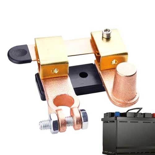 Batterietrennschalter | Batterie-Trenn-Isolator Mit Steuerfunktion,Schnellinstallations-Klemmenisolator Set Für Personenkraftwagen Lastkraftwagen Boote Schiffe Wohnmobile Und von Mingchengheng