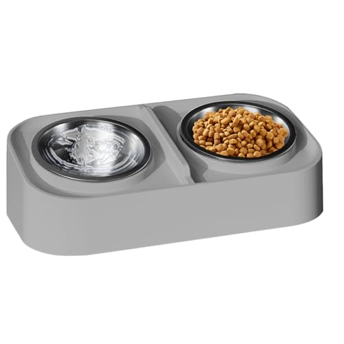 Futternäpfe Und Wasserschalen Für Katzen | Kätzchen Futter- und Wassernapf Set | Hoher Anti-Verschütten Napf für Fütterung Trinken Wohnung Reise Stadt Moderne Haustier Zubehör Lösung Futternäpfe Und Wasserschalen Für Katzen | Kätzchen Futter- und Wassernapf Set | Hoher Anti-Verschütten Napf für Fütterung Trinken Wohnung Reise Stadt Moderne Haustier Zubehör Lösung von Mingchengheng