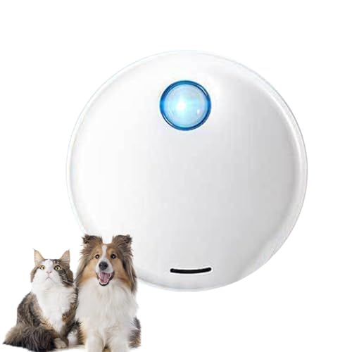 Mingchengheng Katzenstreu-Geruchsbeseitiger, Katzentoiletten-Desodorierer, Staubfreier, Wiederaufladbarer Pet Mehrzweck-Luftreiniger, Elektrostatisch, Weiß, Haustier-Luftreiniger von Mingchengheng