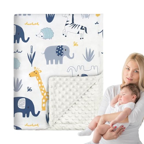 Kleinkind Bettdecke,Sanfte Kuschelige Warme Decken | Wickelpflege Stillen Autositz Sofa Spielbett Reise Kinderwagen Outdoor von Mingchengheng