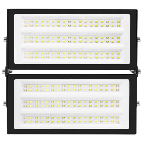 Mingchengheng LED Strahler Flutlichter Außen - 200W LED Strahler Flutlichter Außen - Scheinwerfer Außenstrahler 5700K Kaltweiß IP66 Wasserdicht - LED Fluter Für Garten Garage Sportplatz von Mingchengheng