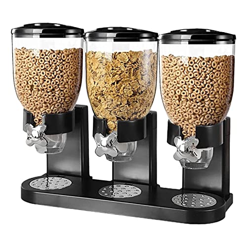 Müslispender - 2 L Müslispender Dreifach Cerealienspender Cornflakes Spender Müsli Dispenser Getreidespender mit 3 Fächern für Müsli, Cornflakes und Cerealien Müslispender - 2 L Müslispender Dreifach Cerealienspender Cornflakes Spender Müsli Dispenser Getreidespender mit 3 Fächern für Müsli, Cornflakes und Cerealien von Mingchengheng