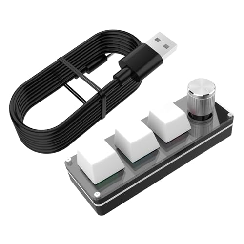 Mingchengheng Programmierbares Tastenfeld - Mechanisches Makropad - Mechanische Tastatur Für Reise Arbeit Büro Studium von Mingchengheng