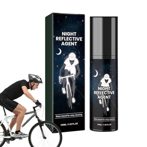 Mingchengheng Reflektierendes Spray, 100 Ml Reflektierende Farben Spray, Transparent Reflektierende Leuchtfarbe Für Kleidung, Fahrräder, Skateboards, Leinwand, Stoff von Mingchengheng