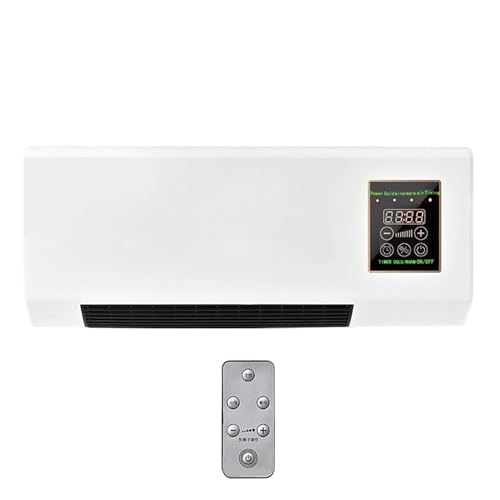 Mobiler Klima Ventilator,Wandmontiertes Mobiles Klimagerät Mit Ventilator | Ganzjähriges - und Naturwind Gerät mit Fernbedienung für Wohnbereich Kinder Senioren Mietfreundlich von Mingchengheng