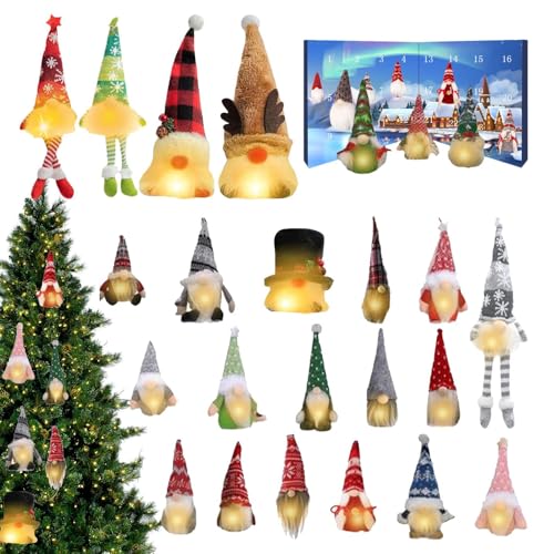 Wichtel Adventskalender 2025-24 Tages Gnomen Figuren Weihnachts Adventszeit Dekorative, Festliche Figuren Deko Für Erwachsene Junge Mädchen Partyzimmer Tischdekoration Kaminsims Wichtel Adventskalender 2025-24 Tages Gnomen Figuren Weihnachts Adventszeit Dekorative, Festliche Figuren Deko Für Erwachsene Junge Mädchen Partyzimmer Tischdekoration Kaminsims von Mingchengheng