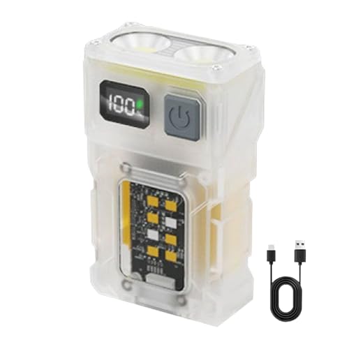 Wiederaufladbare Taschenlampe - Fluoreszierende Handlampe - Multimodus-Leuchte Mit Magnetischem Drehclip Für Sicherheit Camping Und Arbeitsbereich Wiederaufladbare Taschenlampe - Fluoreszierende Handlampe - Multimodus-Leuchte Mit Magnetischem Drehclip Für Sicherheit Camping Und Arbeitsbereich von Mingchengheng