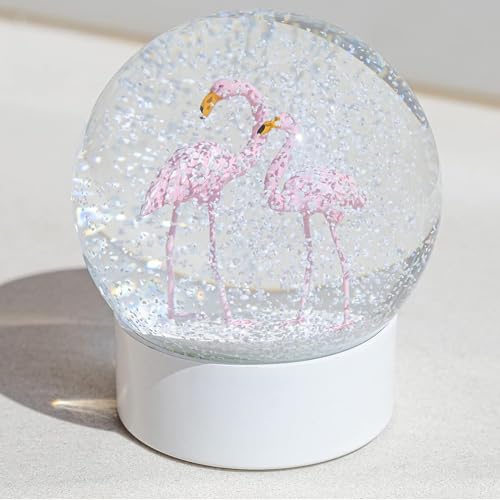 Flamingo-Schneekugel, Weihnachts-Schneekugeln für Mädchen, Kinder, Frauen, Erwachsene, 100 mm, Glitzer-Schneekugel, Geschenke für Valentinstag, Halloween, Geburtstag, Tischdekoration Flamingo-Schneekugel, Weihnachts-Schneekugeln für Mädchen, Kinder, Frauen, Erwachsene, 100 mm, Glitzer-Schneekugel, Geschenke für Valentinstag, Halloween, Geburtstag, Tischdekoration von Mingfuxin
