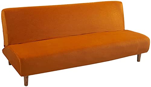 Mingfuxin Armlose Schlafsofabezüge, Stretch-Samt Futon Couchbezug Dicke weiche gemütliche Sofa Schonbezug Möbelschutz für 2-3-Sitzer armloses Klappsofa von Mingfuxin