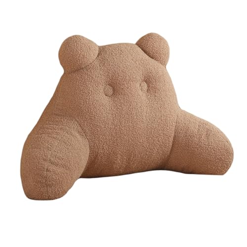 Mingfuxin Lesekissen für Bett und Sofa, Lesekissen für Kinder und Erwachsene zum Aufsitzen im Bett, Rückenlehnen-Lesekissen, Armlehnen-Stützkissen mit abnehmbarem Bezug zum entspannten Fernsehen von Mingfuxin