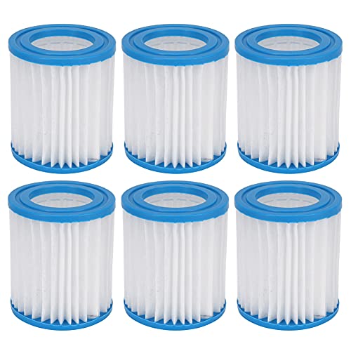 Minghunian 6 StüCk Schwimm Bad Filter 300 Gallonen Filter Patrone, Schwimm Bad Pumpen Filter Patrone -630, für Pool Filter Pumpe von Minghunian