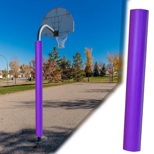 Basketballstangen Polster 20 25 15 cm Basketballkorb-Polsterung, Schaumstoff-Kellerstangenpolsterung für Garagen-Mahlstangen, Runde Basketballkorb-Polsterung(H:70"/178cm,Dia:6.5"/17cm) von Minglez