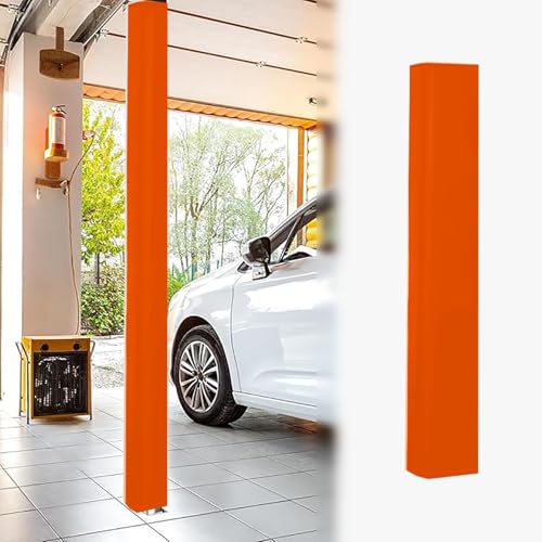 Basketballstangen Polster Polsterung für Quadratische Stangen für Die Garage, Ersatzabdeckung für Kellerbodenstangen für den Winter, Schutzpolster für Basketballstangen im Freien(Orange,4x4in/10x10cm) von Minglez