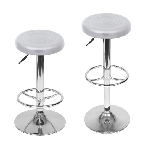 Mingone Barhocker 2er Set Barstuhl Hocker mit Gepolsterte Sitzfläche Tresenhocker mit Fußstütze Arbeitshocker Drehbar Bürohocker Verstellbarer Sitzhocker für Bar Bistro Café Küche, Grau Mingone Barhocker 2er Set Barstuhl Hocker mit Gepolsterte Sitzfläche Tresenhocker mit Fußstütze Arbeitshocker Drehbar Bürohocker Verstellbarer Sitzhocker für Bar Bistro Café Küche, Grau von Mingone