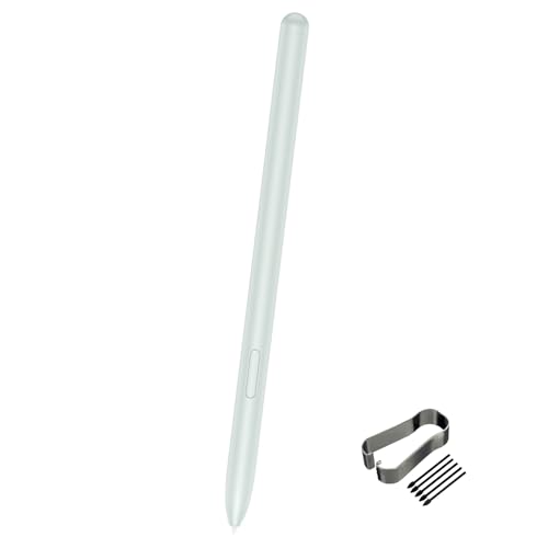 Galaxy Tab S7 FE S Pen Ersatz für Samsung Galaxy Tab S7 FE Stylus Pen SM-T730, SM-T733, SM-T736B TJ-780 + Gratis Tipps/Federn, Mystic Green Galaxy Tab S7 FE S Pen Ersatz für Samsung Galaxy Tab S7 FE Stylus Pen SM-T730, SM-T733, SM-T736B TJ-780 + Gratis Tipps/Federn, Mystic Green von Mingxiong