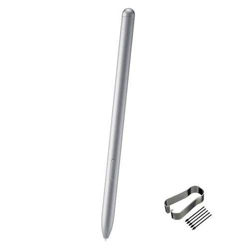 Galaxy Tab S7 FE S Pen Ersatz für Samsung Galaxy Tab S7 FE Stylus Pen SM-T730, SM-T733, SM-T736B TJ-780 + Gratis Tipps/Federn, Mystic Silver Galaxy Tab S7 FE S Pen Ersatz für Samsung Galaxy Tab S7 FE Stylus Pen SM-T730, SM-T733, SM-T736B TJ-780 + Gratis Tipps/Federn, Mystic Silver von Mingxiong