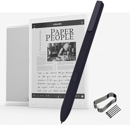 Stylus Marker Pen for Remarkable 2 Marker Pen for Remarkable 1/2 Tablet Notebook, Stylus Marker Pen Replacement, EMR Device Compatible, without Built in Eraser, No Charging Needed, No Setup, Black Stylus Marker Pen for Remarkable 2 Marker Pen for Remarkable 1/2 Tablet Notebook, Stylus Marker Pen Replacement, EMR Device Compatible, without Built in Eraser, No Charging Needed, No Setup, Black von Mingxiong