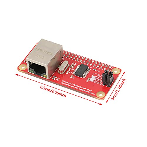 ENC28J60 Ethernet LAN -Netzwerkadaptermodul Glattes Schnelles Zugriff Stabiler PI0 PIW von Mingzhe