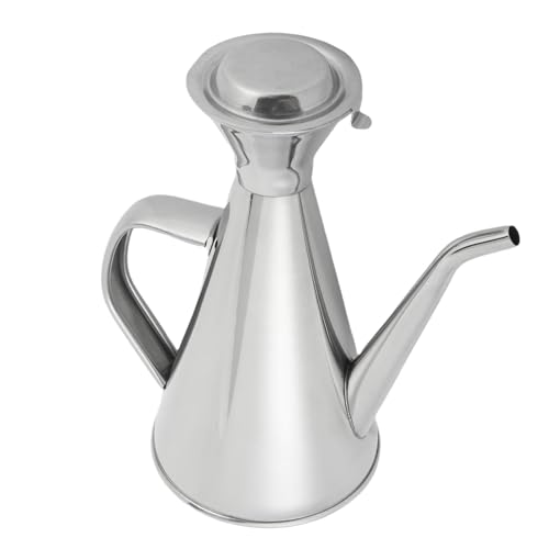 Mingzhe Edelstahl-Öl Spender Auslassen der Öl-Flaschen-Dosier Topf für die Küche zu Hause Kochen (250 ml) von Mingzhe