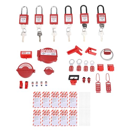 Mingzhe Elektrische Sperrtagout -Kit Schwerpfleger -Sicherheitsvorhängeschlösser Gesetzter Leistungsschalter Lockout für Branchenarbeiter von Mingzhe